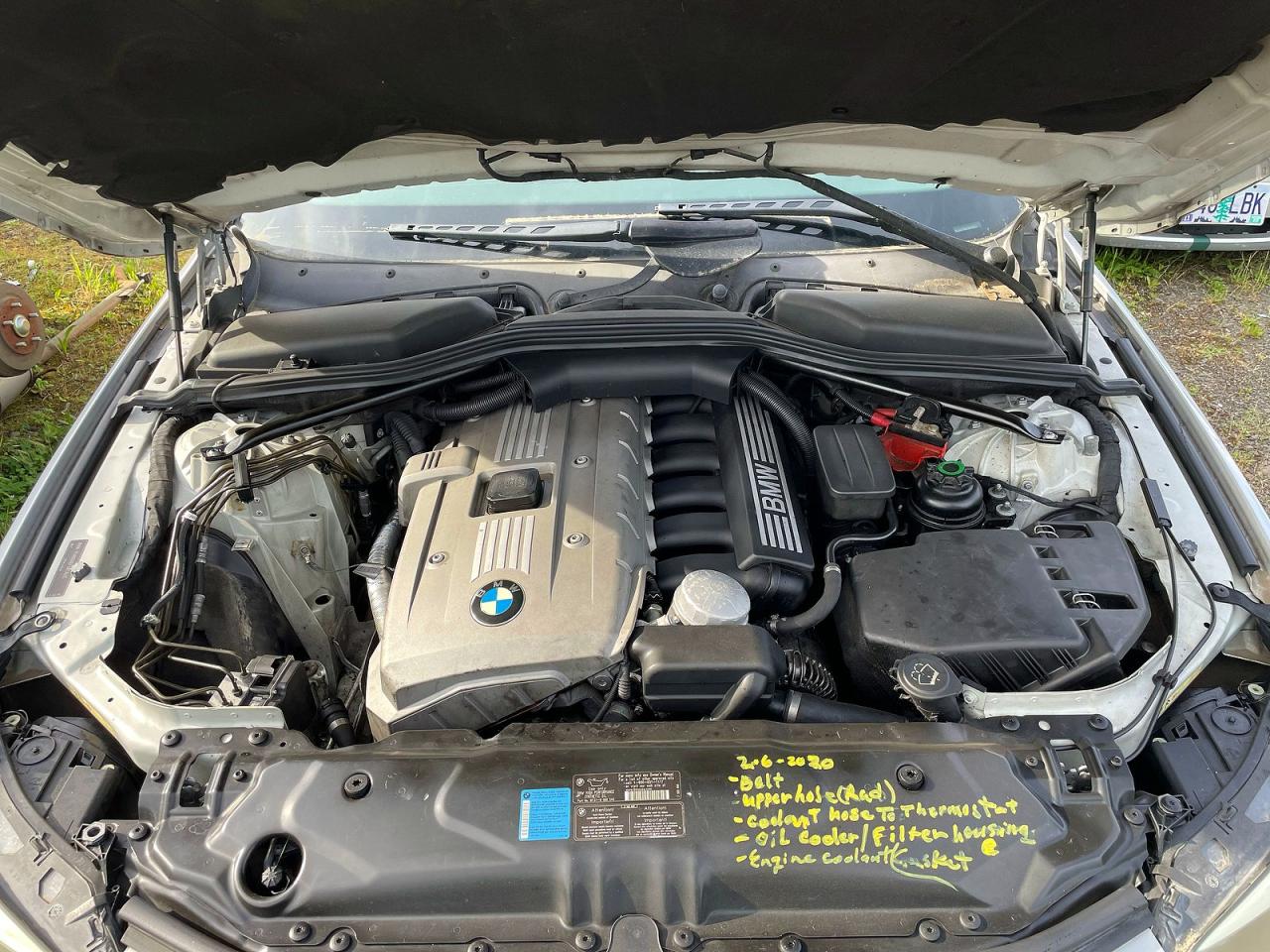 2006 BMW 5 Series VIN WBANE73536CM34294 COPART salvage auction — Vandalized, IN - CERTIFICATE OF TITLE (P), sold $1,950 on 2026-05-06 (photo 7)