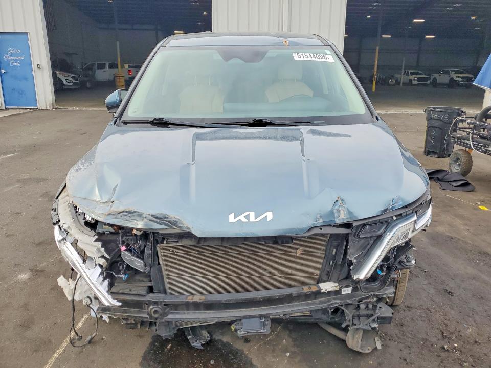 2022 Kia Carnival VIN KNDNC5H37N6167291 COPART salvage auction — FRONT END, FL, sold $7,300 on 2026-07-20 (photo 5)