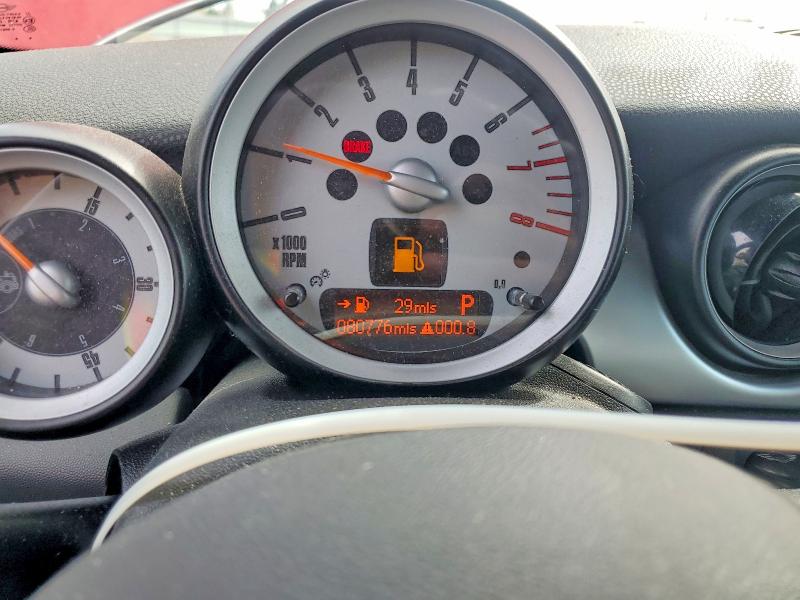 2010 Mini Cooper VIN WMWMR3C51ATU97895 COPART salvage auction — REAR END, Or - Salvage Title Certificate, sold $1,350 on 2026-07-08 (photo 9)