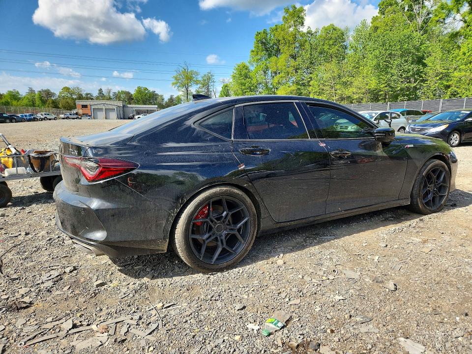 2021 Acura Tlx VIN 19UUB5F59MA008370 COPART salvage auction — REAR END, Md - Cert Of Salvage > 75% Damage, sold $14,000 on 2026-07-02 (photo 3)