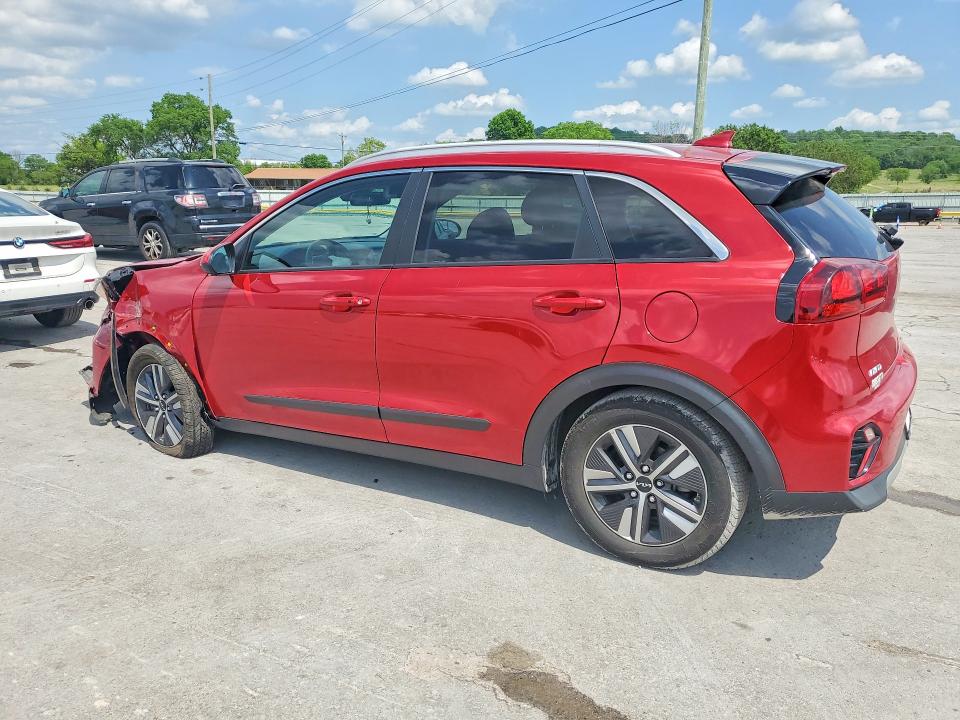 2022 Kia Niro VIN KNDCB3LC4N5547331 COPART salvage auction — FRONT END, Tn - Salvage Certificate, sold $6,600 on 2026-07-27 (photo 2)