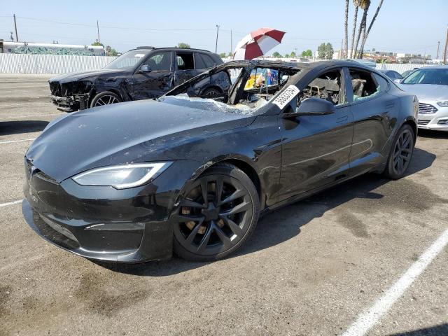 2022 Tesla Model s VIN 5YJSA1E64NF487480 COPART salvage auction — VANDALISM, Ca - Non-Repairable Vehicle Cert, sold $2,050 on 2026-07-24 (photo 1)
