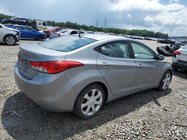 2012 Hyundai Elantra VIN KMHDH4AE7CU234446 COPART salvage auction — VANDALISM, Tx - Salvage Vehicle Title, sold $500 on 2026-07-02 (photo 3)