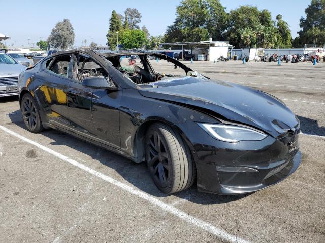 2022 Tesla Model s VIN 5YJSA1E64NF487480 COPART salvage auction — VANDALISM, Ca - Non-Repairable Vehicle Cert, sold $2,050 on 2026-07-24 (photo 4)