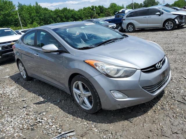 2012 Hyundai Elantra VIN KMHDH4AE7CU234446 COPART salvage auction — VANDALISM, Tx - Salvage Vehicle Title, sold $500 on 2026-07-02 (photo 4)