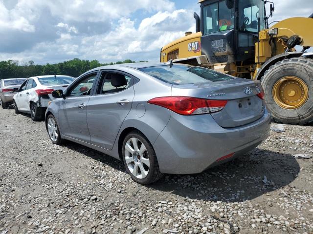 2012 Hyundai Elantra VIN KMHDH4AE7CU234446 COPART salvage auction — VANDALISM, Tx - Salvage Vehicle Title, sold $500 on 2026-07-02 (photo 2)