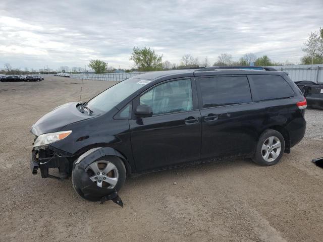 2013 Toyota Sienna VIN 5TDKA3DC9DS016972 COPART salvage auction — FRONT END, On - Permit No Brand - Unfit, sold $175 on 2026-07-28 (photo 1)