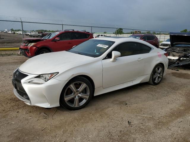 2016 Lexus Rc VIN JTHHA5BC1G5002467 COPART salvage auction — VANDALISM, Tx - Salvage Vehicle Title, sold $3,100 on 2026-07-02 (photo 1)