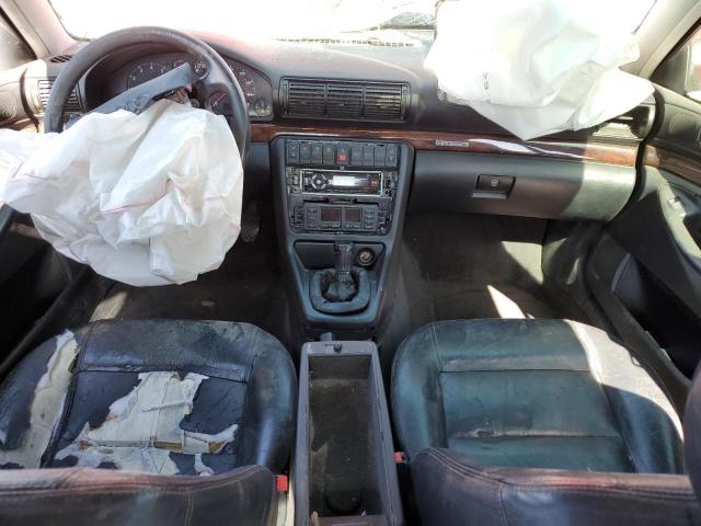 1996 Audi A4 VIN WAUEA88D6TA269267 COPART salvage auction — FRONT END, UT - SALVAGE CERTIFICATE, sold $150 on 2026-08-07 (photo 8)
