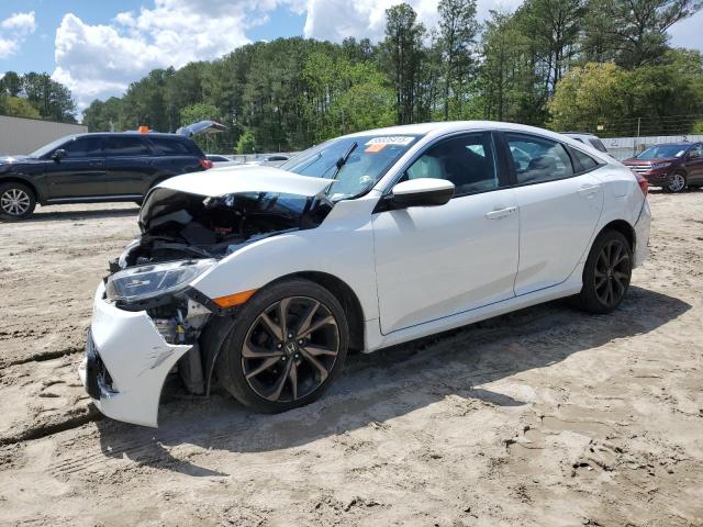 2020 Honda Civic VIN 2HGFC2F80LH570415 COPART salvage auction — FRONT END, De - Salvage Certificate, sold $300 on 2026-07-21 (photo 1)