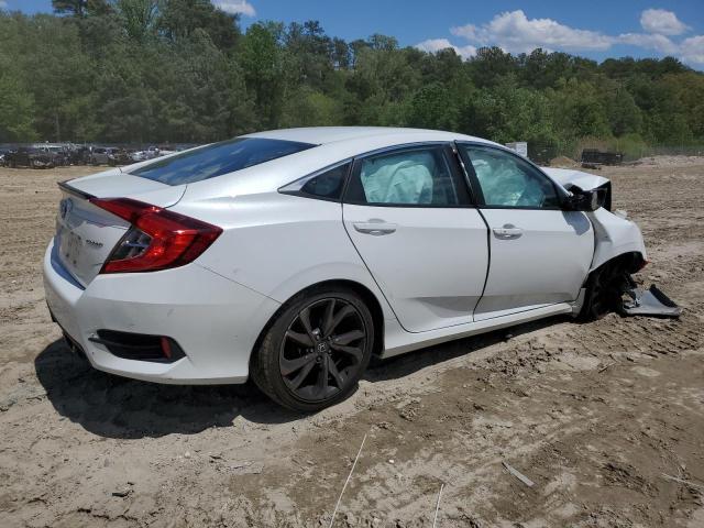 2020 Honda Civic VIN 2HGFC2F80LH570415 COPART salvage auction — FRONT END, De - Salvage Certificate, sold $300 on 2026-07-21 (photo 3)