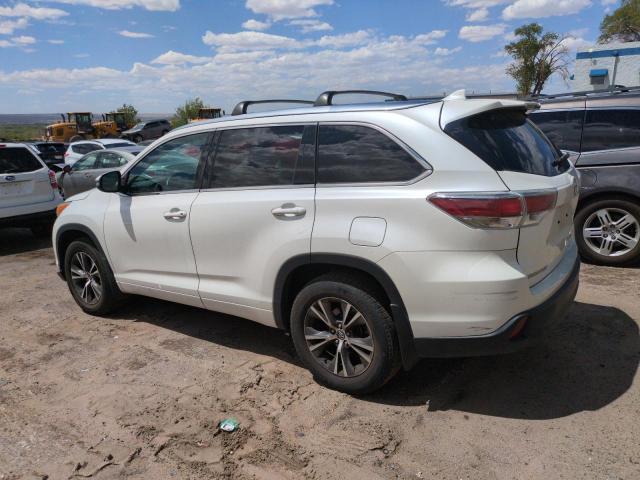 2016 Toyota Highlander VIN 5TDJKRFH3GS348995 COPART salvage auction — FRONT END, Nm - Cert Of Title-Salvage, sold $8,700 on 2026-07-13 (photo 2)
