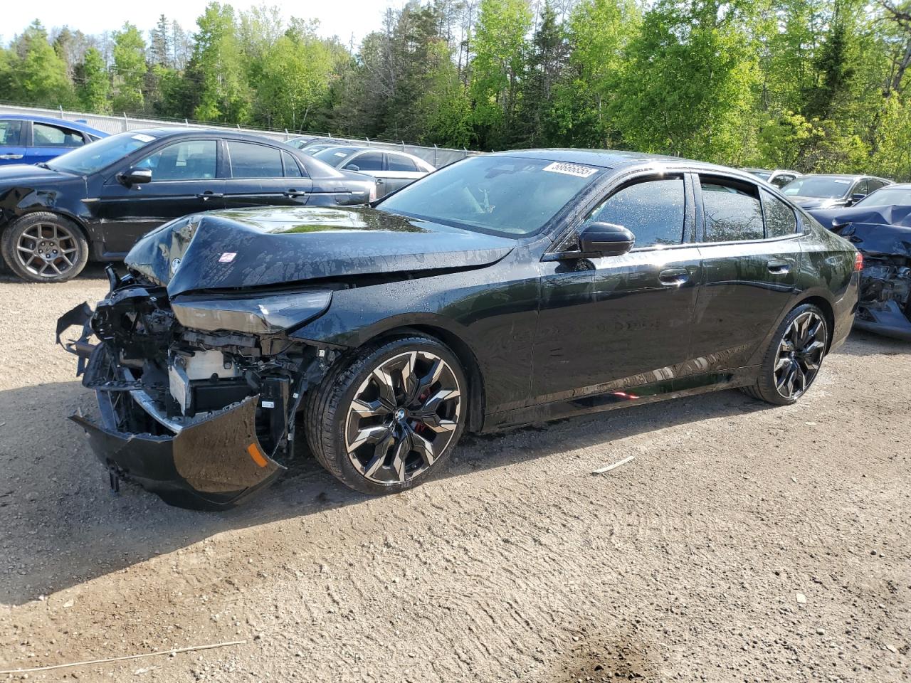 2024 BMW 5 Series VIN WBA53FJ08RCS39500 COPART salvage auction — Front End, ON - PERMIT SALVAGE, sold $44,000 on 2025-09-18 (photo 1)