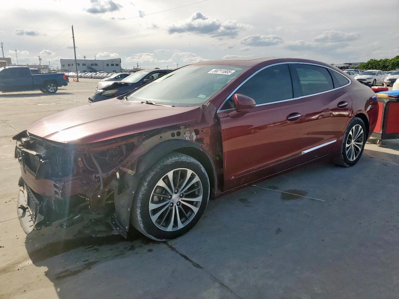 2017 Buick LaCrosse VIN 1G4ZP5SS2HU199891 COPART salvage auction — Front End, TX - CERTIFICATE OF TITLE, sold $4,450 on 2026-06-25 (photo 1)