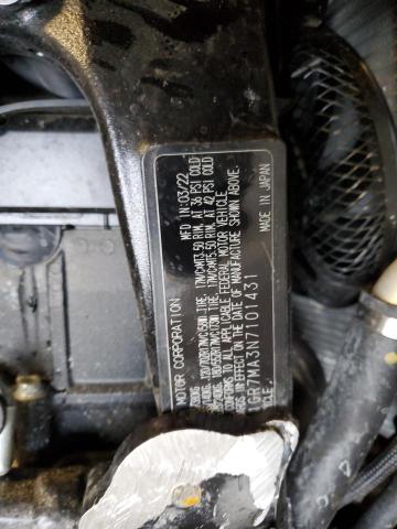 2022 Suzuki Gsx-r750 VIN JS1GR7MA3N7101431 COPART salvage auction — ALL OVER, Nj - Cert Of Title-Salvage, sold $2,550 on 2026-07-16 (photo 8)