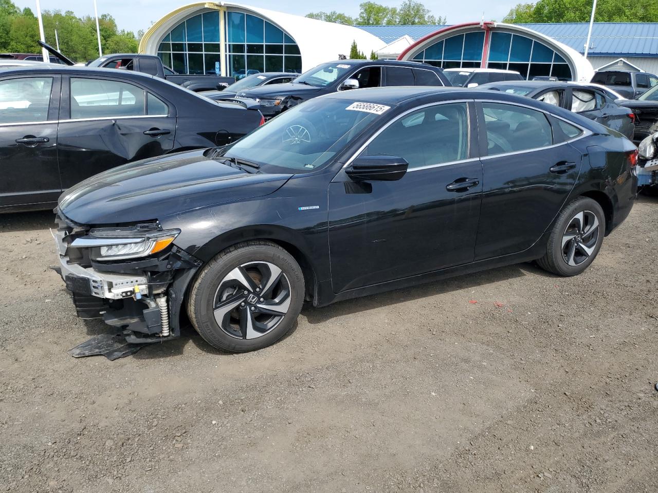 2022 Honda Insight VIN 19XZE4F58NE004220 COPART salvage auction — FRONT END, Salvage Title, sold $4,750 on 2025-05-29 (photo 1)