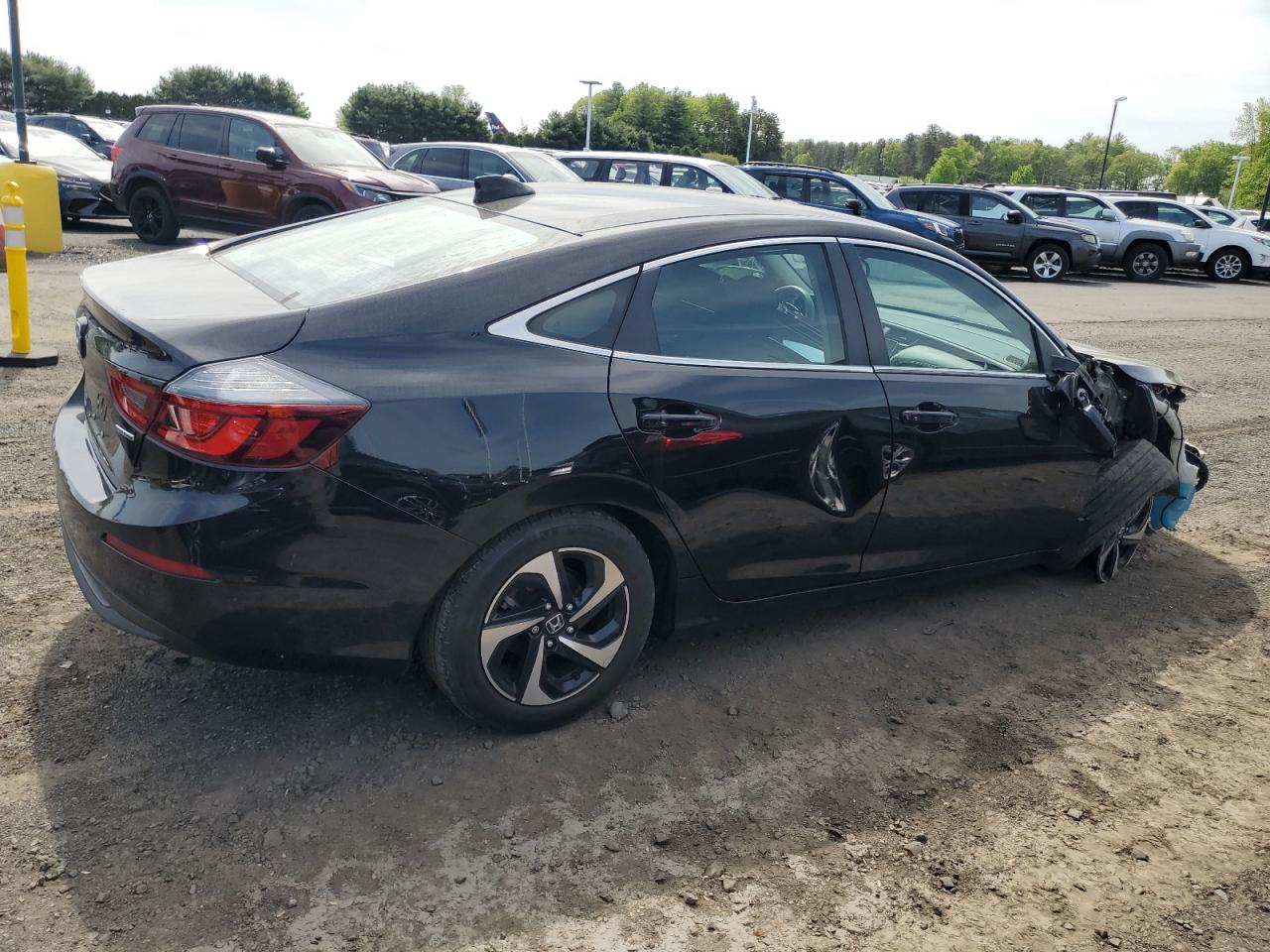 2022 Honda Insight VIN 19XZE4F58NE004220 COPART salvage auction — FRONT END, Salvage Title, sold $4,750 on 2025-05-29 (photo 3)
