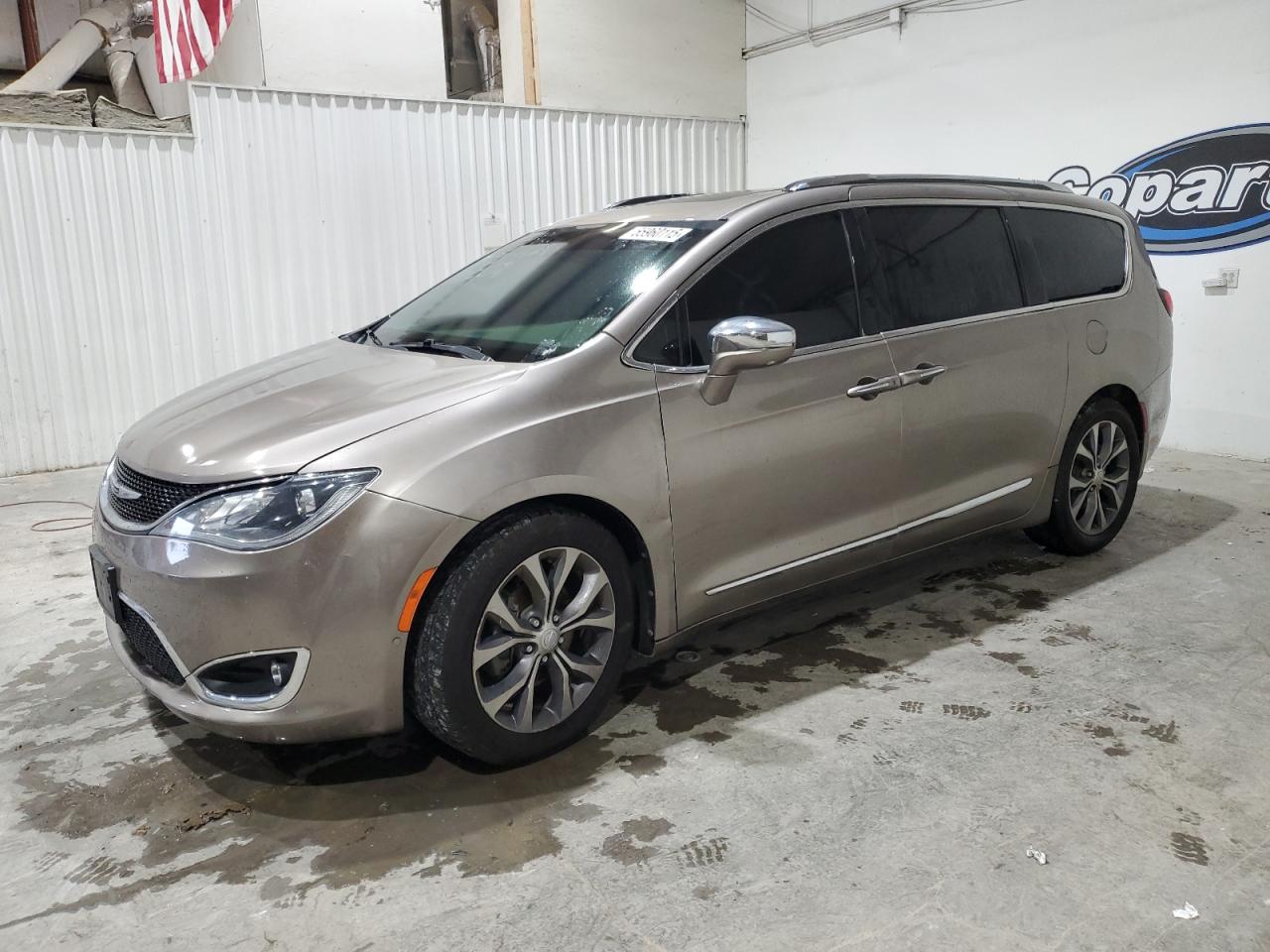2017 Chrysler Pacifica VIN 2C4RC1GG7HR770608 COPART salvage auction — HAIL, Salvage Title, sold $4,100 on 2025-05-16 (photo 1)