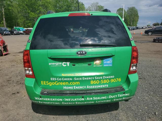 2012 Kia SEDONA VIN KNDMG4C79C6459056 COPART salvage auction — REAR END, Salvage Title, sold $450 on 2026-07-23 (photo 6)