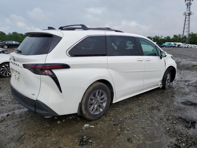 2025 Toyota Sienna VIN 5TDBSKFC7SS154429 COPART salvage auction — SIDE, NJ - CERT OF TITLE-SALVAGE, sold $675 on 2026-07-27 (photo 3)