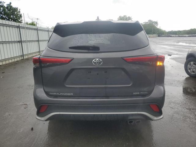 2021 Toyota Highlander VIN 5TDLZRBH2MS089017 COPART salvage auction — SIDE, Nj - Cert Of Title-Salvage, sold $9,000 on 2026-07-28 (photo 6)