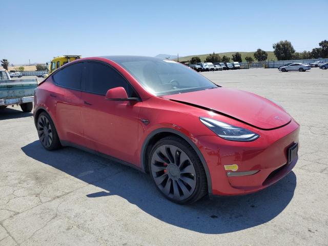 2021 Tesla Model y VIN 5YJYGDEFXMF273165 COPART salvage auction — REAR END, Id - Salvage Certificate Of Title, sold $9,700 on 2026-07-06 (photo 4)