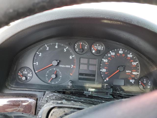 1996 Audi A4 VIN WAUEA88D6TA269267 COPART salvage auction — FRONT END, UT - SALVAGE CERTIFICATE, sold $150 on 2026-08-07 (photo 9)