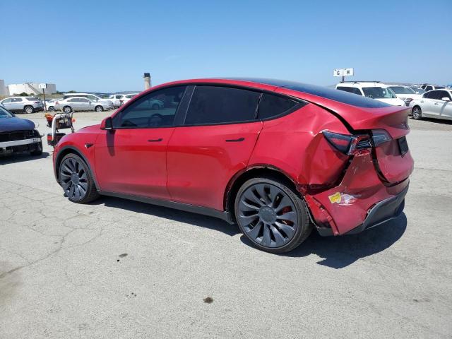 2021 Tesla Model y VIN 5YJYGDEFXMF273165 COPART salvage auction — REAR END, Id - Salvage Certificate Of Title, sold $9,700 on 2026-07-06 (photo 2)