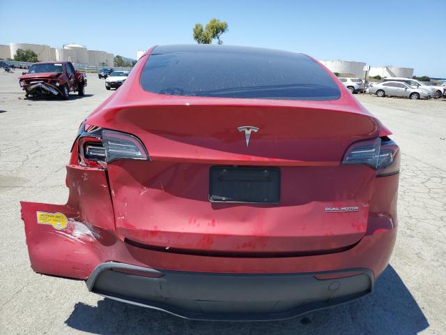 2021 Tesla Model y VIN 5YJYGDEFXMF273165 COPART salvage auction — REAR END, Id - Salvage Certificate Of Title, sold $9,700 on 2026-07-06 (photo 6)