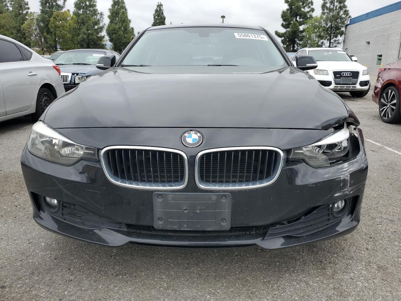 2015 BMW 3er VIN WBA3B1C56FK141296 COPART salvage auction — FRONT END, Salvage Title, sold $3,700 on 2025-05-29 (photo 5)