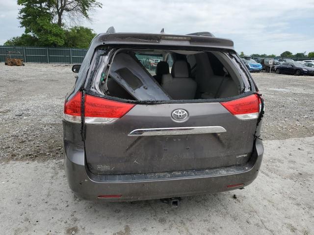 2011 Toyota Sienna VIN 5TDYK3DC1BS166482 COPART salvage auction — FRONT END, Il - Salvage Certificate, sold $1,350 on 2026-07-06 (photo 6)