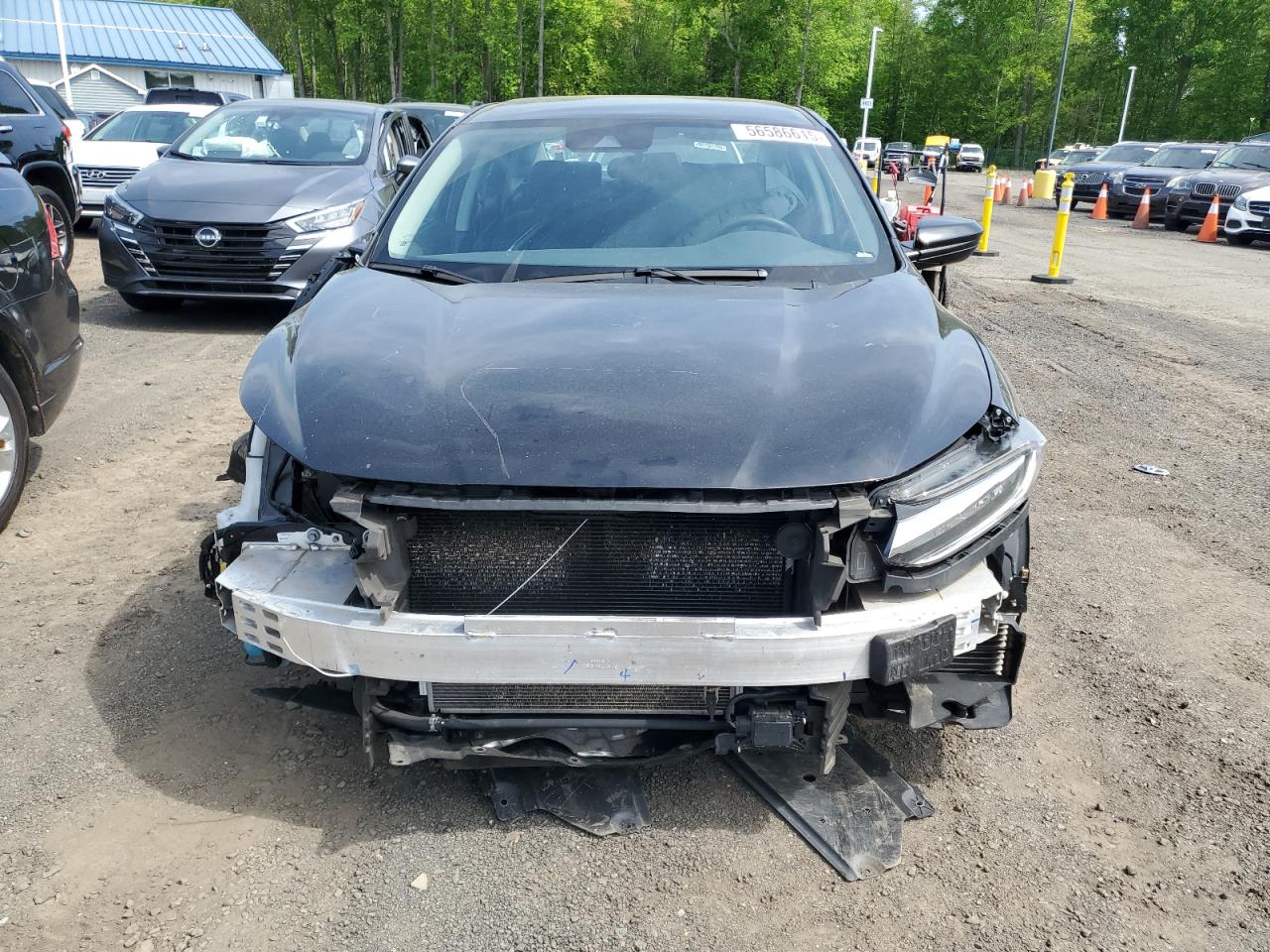 2022 Honda Insight VIN 19XZE4F58NE004220 COPART salvage auction — FRONT END, Salvage Title, sold $4,750 on 2025-05-29 (photo 5)