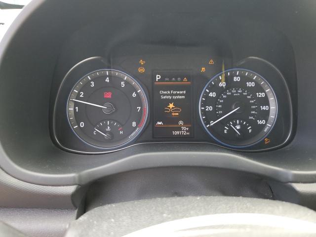 2022 Hyundai Kona VIN KM8K22AB3NU774222 COPART salvage auction — REAR END, Wv - Salvage Certificate, sold $3,300 on 2026-07-13 (photo 9)