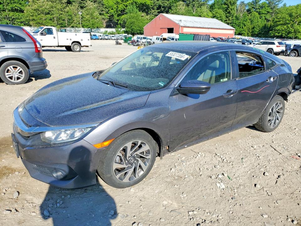 2018 Honda Civic VIN JHMFC1F3XJX018909 COPART salvage auction — WATER/FLOOD, Ma - Cert Of Title-Salvage, sold $2,250 on 2026-07-09 (photo 1)