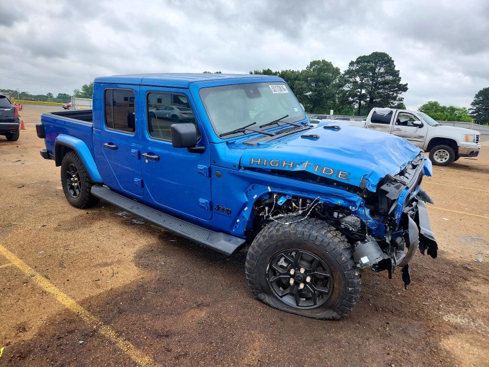 2025 Jeep Gladiator VIN 1C6PJTAG1SL538224 COPART salvage auction — FRONT END, Tx - Salvage Vehicle Title, sold $13,100 on 2026-07-27 (photo 4)