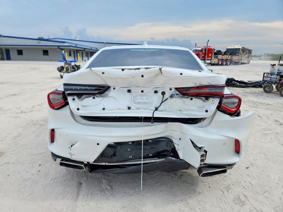 2022 Acura Tlx VIN 19UUB5F51NA002015 COPART salvage auction — REAR END, Fl - Cert Of Title Slvg Rebuildable, sold $7,600 on 2026-07-22 (photo 6)