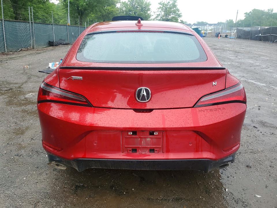 2025 Acura Integra VIN 19UDE4H6XSA010150 COPART salvage auction — FRONT END, Salvage Title, sold $8,000 on 2026-07-15 (photo 6)