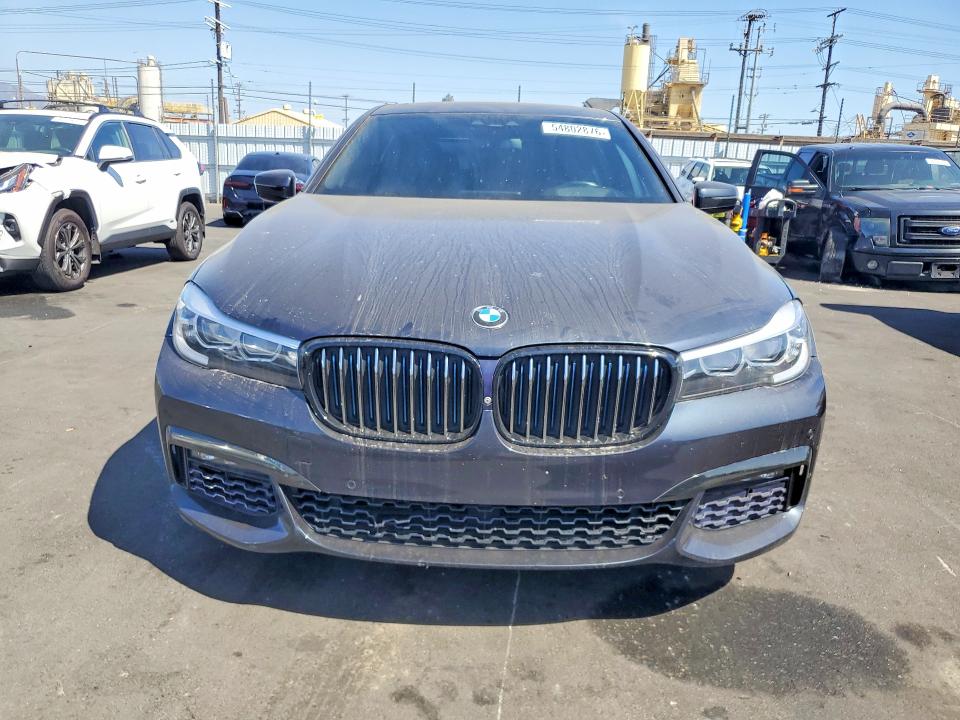 2018 BMW 7er VIN WBA7J2C5XJG938446 COPART salvage auction — REAR END, Ca - Salvage Certificate, sold $10,000 on 2026-07-29 (photo 5)