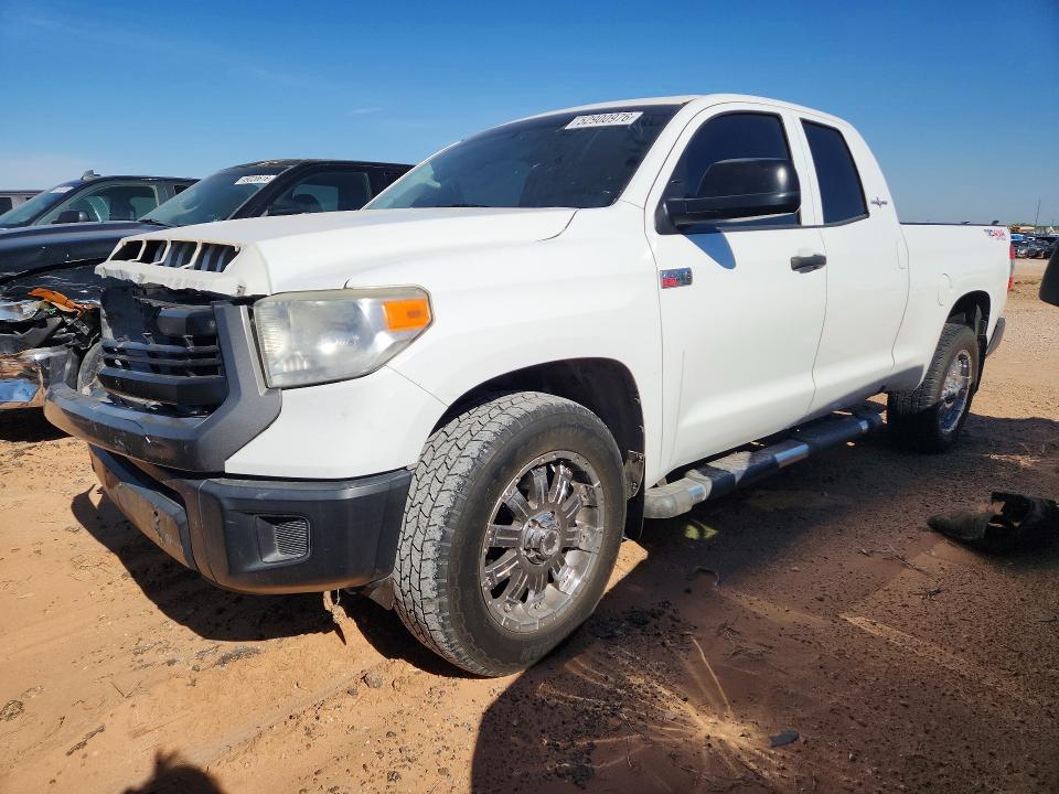 2015 Toyota Tundra VIN 5TFRM5F17FX090854 COPART salvage auction — FRONT END, Tx - Salvage Vehicle Title, sold $5,300 on 2026-07-15 (photo 1)