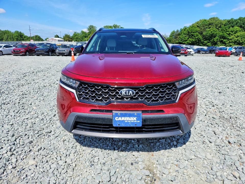 2021 Kia Sorento VIN 5XYRLDLC8MG022372 COPART salvage auction — REAR END, Nc - Salvage Certificate Of Title, sold $200 on 2026-07-22 (photo 5)