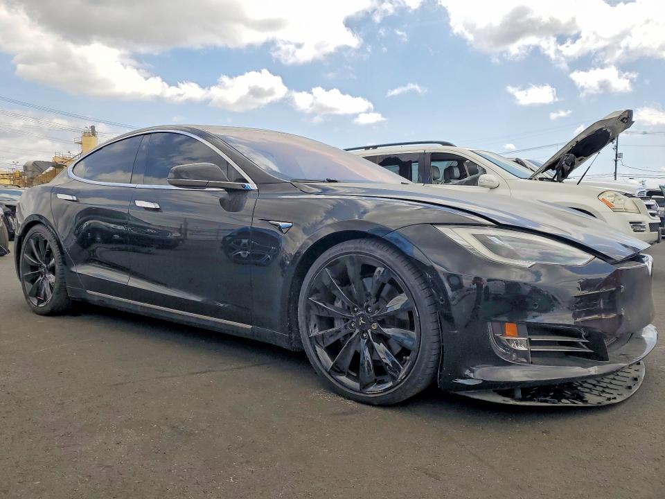 2018 Tesla Model s VIN 5YJSA1E23JF276987 COPART salvage auction — REAR END, Ca - Salvage Certificate, sold $6,300 on 2026-07-08 (photo 4)