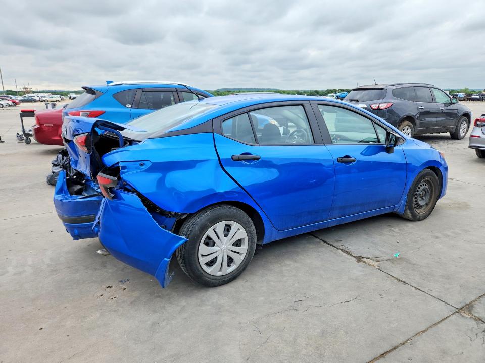 2023 Nissan Versa VIN 3N1CN8DVXPL830133 COPART salvage auction — REAR END, TX - SALVAGE VEHICLE TITLE, sold $2,950 on 2026-07-09 (photo 3)
