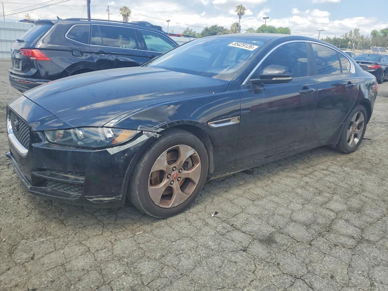 2017 Jaguar XE VIN SAJAR4BG8HA962887 COPART salvage auction — Minor Dent/Scratches, CA - DIS/DLR/EXP ONLY CLEAN TITLE, sold $1,400 on 2026-10-01 (photo 1)