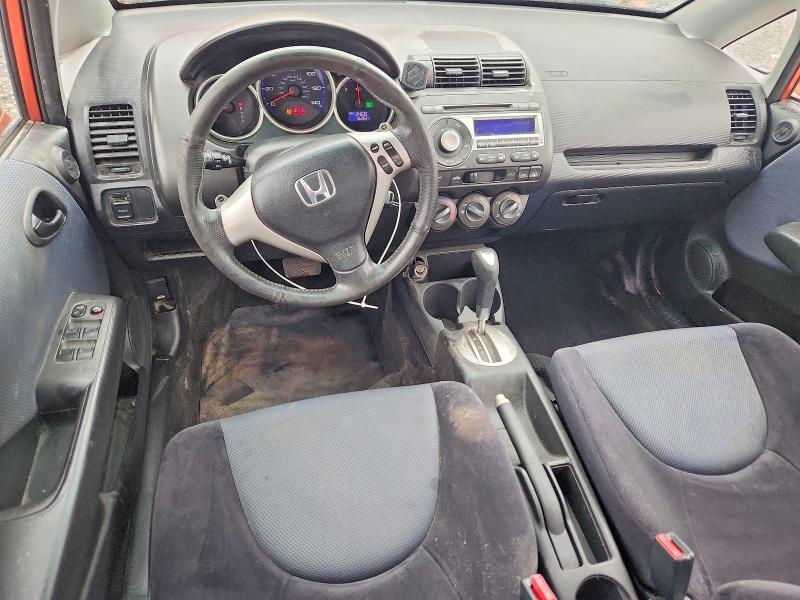 2008 Honda Fit VIN JHMGD38668S048212 COPART salvage auction — FRONT END, GA - CERT OF TITLE-SALVAGE, sold $550 on 2026-07-28 (photo 8)