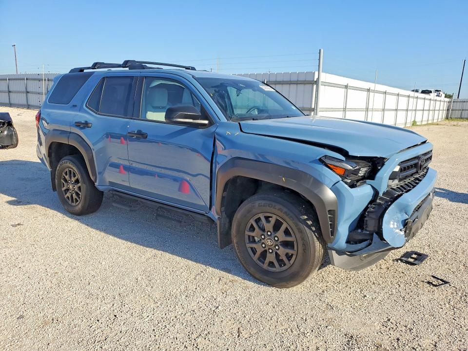 2025 Toyota 4runner VIN JTEVA5AR4S5009105 COPART salvage auction — FRONT END, Tx - Salvage Vehicle Title, sold $22,700 on 2026-07-30 (photo 4)