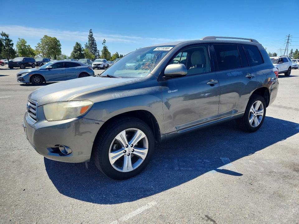 2008 Toyota Highlander VIN JTEDS43A982023330 COPART salvage auction — REAR END, Ca - Salvage Certificate, sold $2,000 on 2026-07-15 (photo 1)