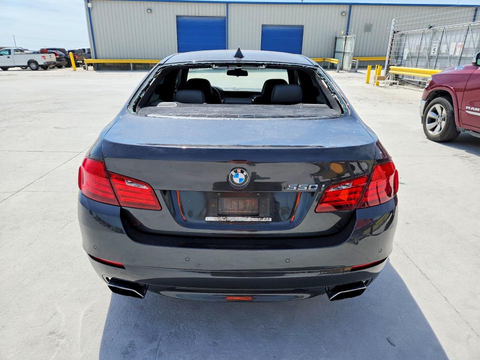 2013 BMW 5er VIN WBAFR9C57DD226561 COPART salvage auction — HAIL, Tx - Certificate Of Title, sold $1,750 on 2026-07-28 (photo 6)