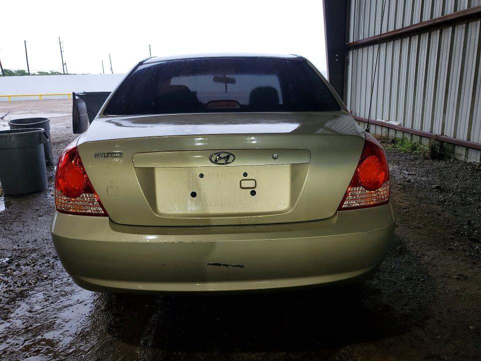 2005 Hyundai Elantra VIN KMHDN46D55U997500 COPART salvage auction — FRONT END, Tx - Salvage Vehicle Title, sold $450 on 2026-07-06 (photo 6)