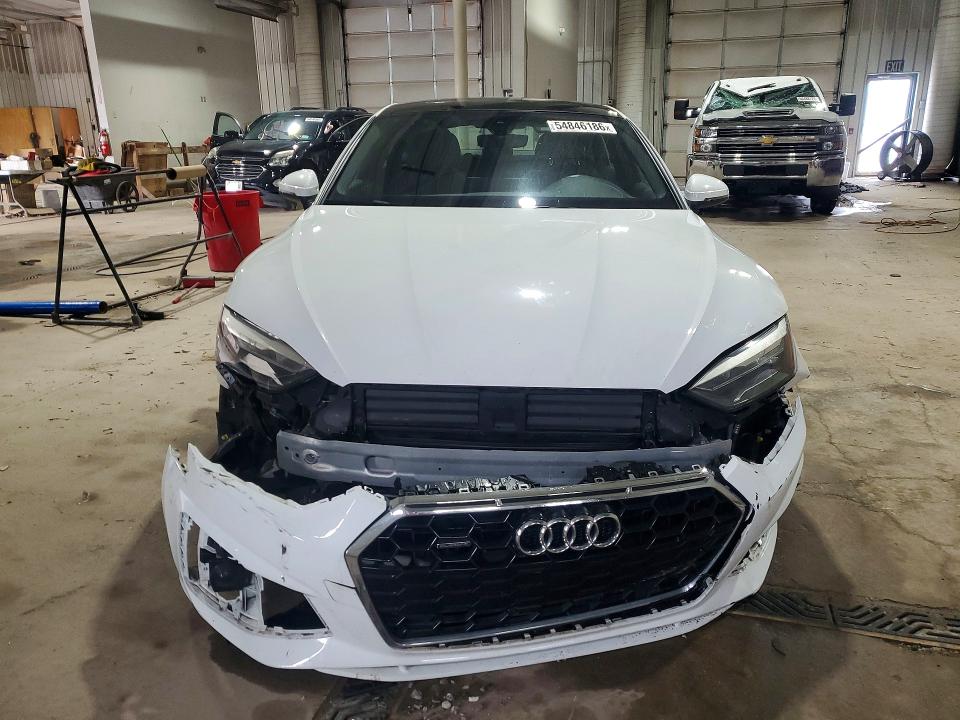 2021 Audi A5 VIN WAUDACF58MA015104 COPART salvage auction — FRONT END, Pa - Certificate Of Salvage, sold $9,500 on 2026-07-24 (photo 5)