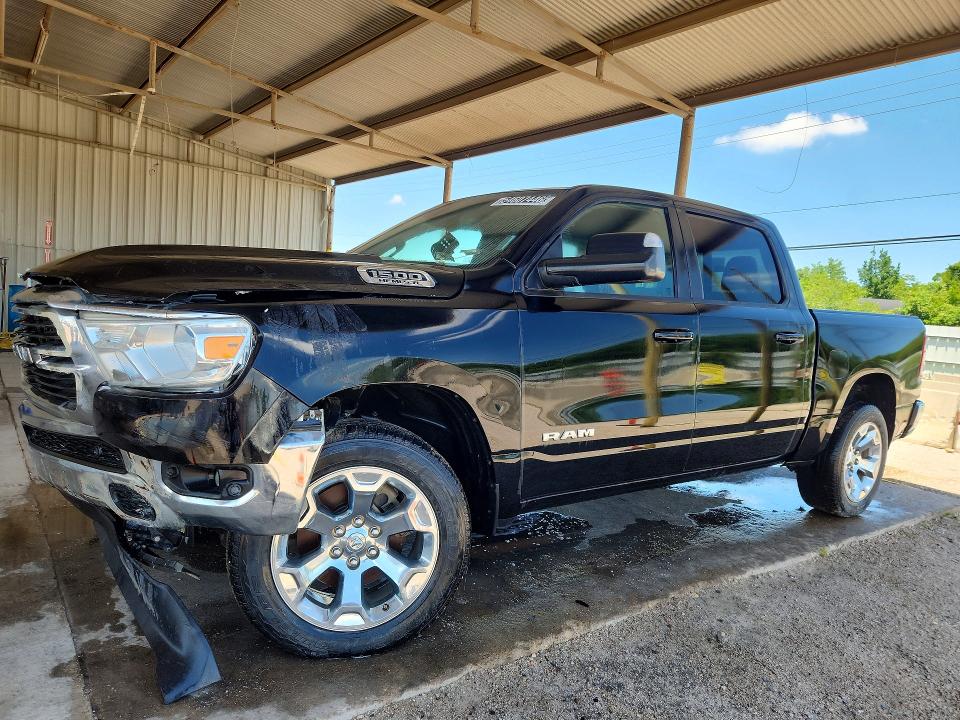 2021 Ram 1500 VIN 1C6SRFFT0MN803958 COPART salvage auction — FRONT END, Tx - Certificate Of Title, sold $6,500 on 2026-07-02 (photo 1)